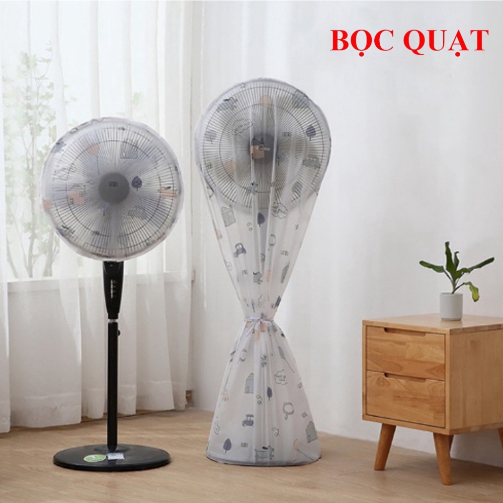 Bọc quạt bọc toàn thân chống bụi bẩn, ẩm mốc hiệu quả dành cho các loại quạt đứng Tuhaco