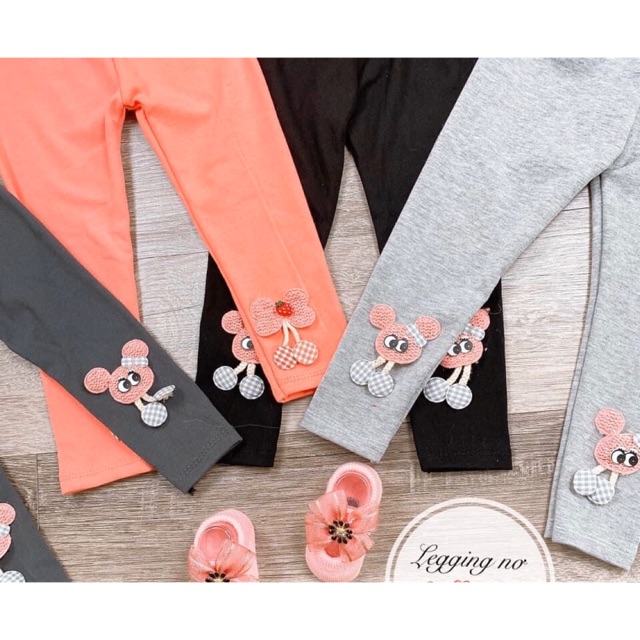 Set 3 leggingg thun tăm size 8-15kg