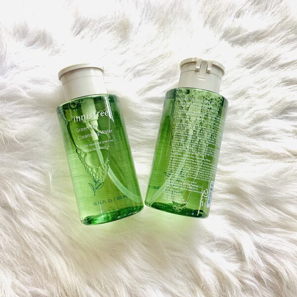 Nước Tẩy Trang Innisfree Trà Xanh Ngăn Ngừa Mụn Làm Sạch Da Green Tea Cleansing Water 300ml