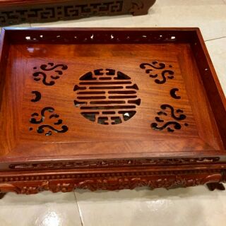 Khay Trà gỗ chân quỳ Mộc Kỳ Anh giá rẻ