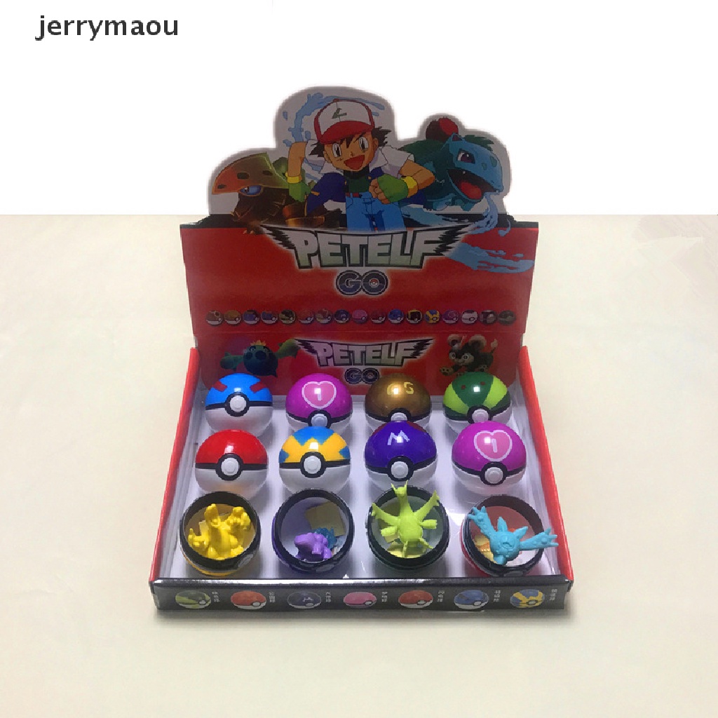 Bộ 12 Quả Cầu Pokemon Đồ Chơi Cho Bé