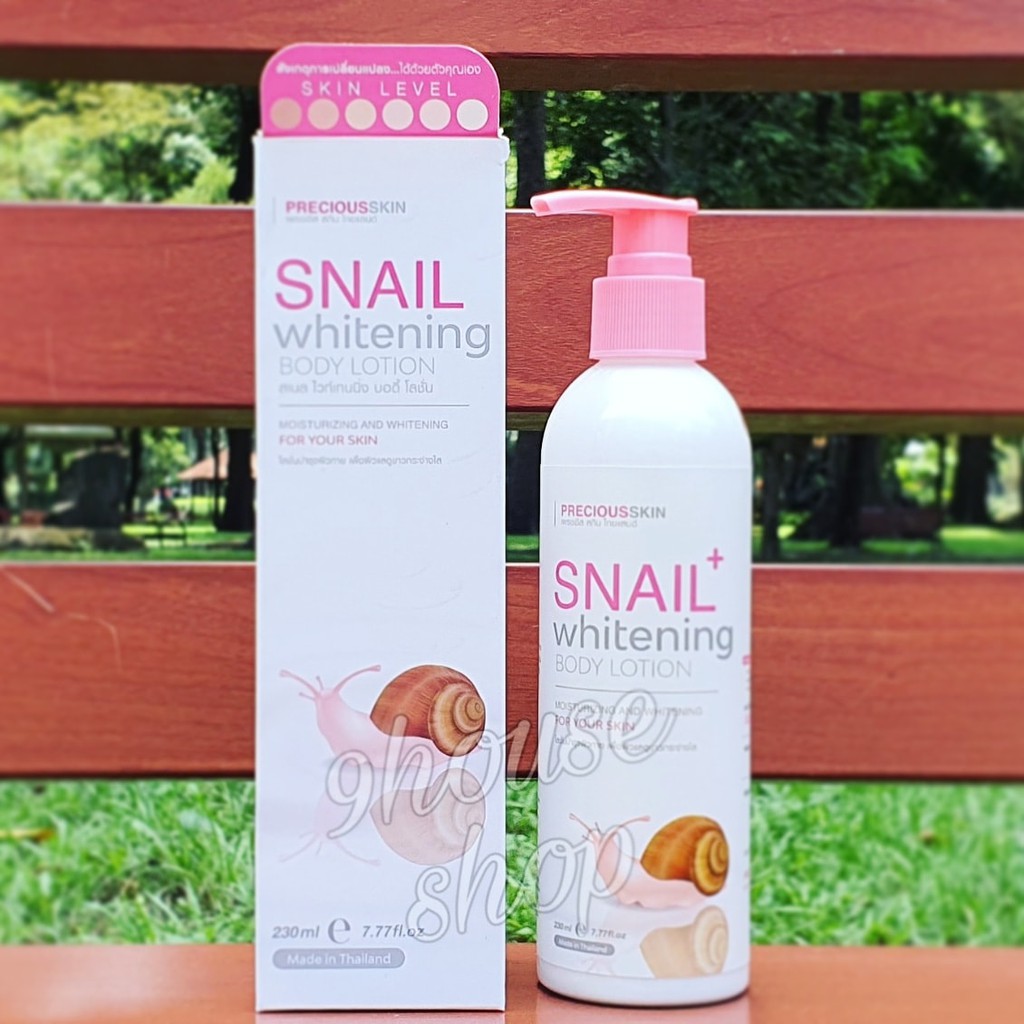 Lotion Dưỡng Ẩm Trắng Da SNAIL Precious Skin Thái Lan 230ml