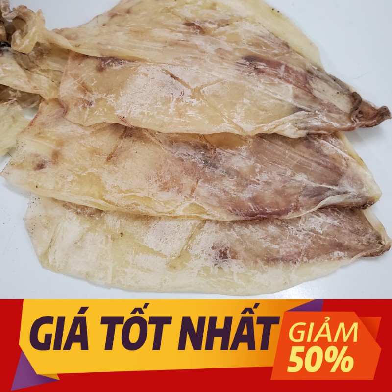 Khô Mực Cà Mau Xuất Khẩu Size 83-85con/kg Túi 500gr/1kg🦑Trắng Đẹp,Ngọt Thịt-Hút chân không