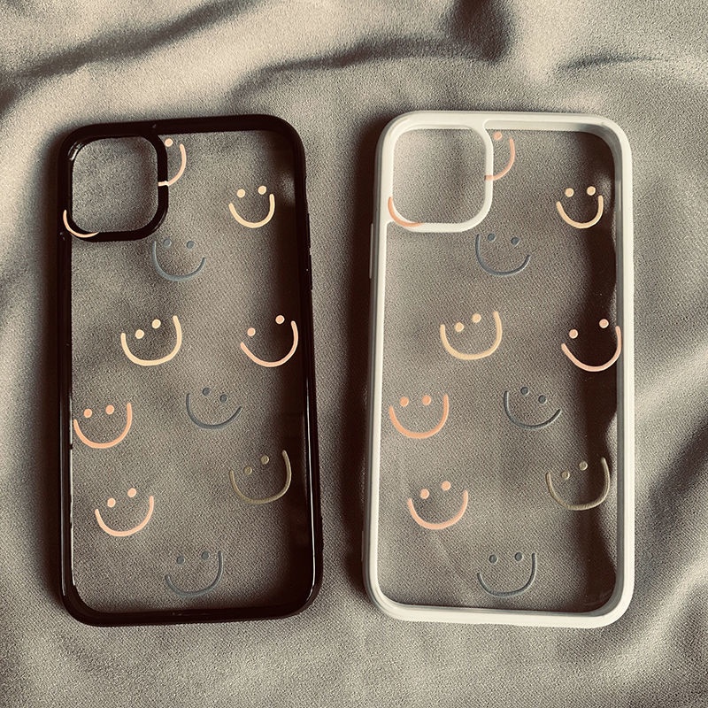 Ốp Điện Thoại Trong Suốt Chống Rơi In Hình Mặt Cười Cá Tính Cho Apple 11/12/13Promax Iphone78plus X/Xsxr