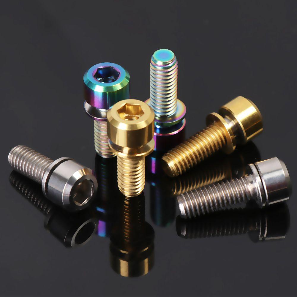Bu Lông Xe Đạp 16mm / 18mm / 20mm Bằng Titan Kèm Ốc Vít Cố Định