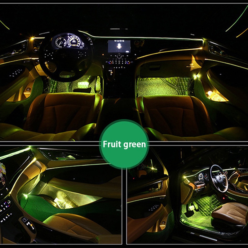 Đèn LED gắn bên trong xe hơi BLALION trang trí tạo bầu không khí 64 màu 12V điều khiển ứng dụng tiện lợi