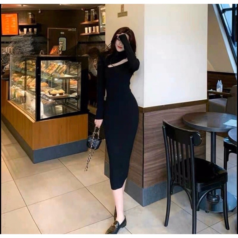 VÁY LEN BODY KHOÉT NGỰC