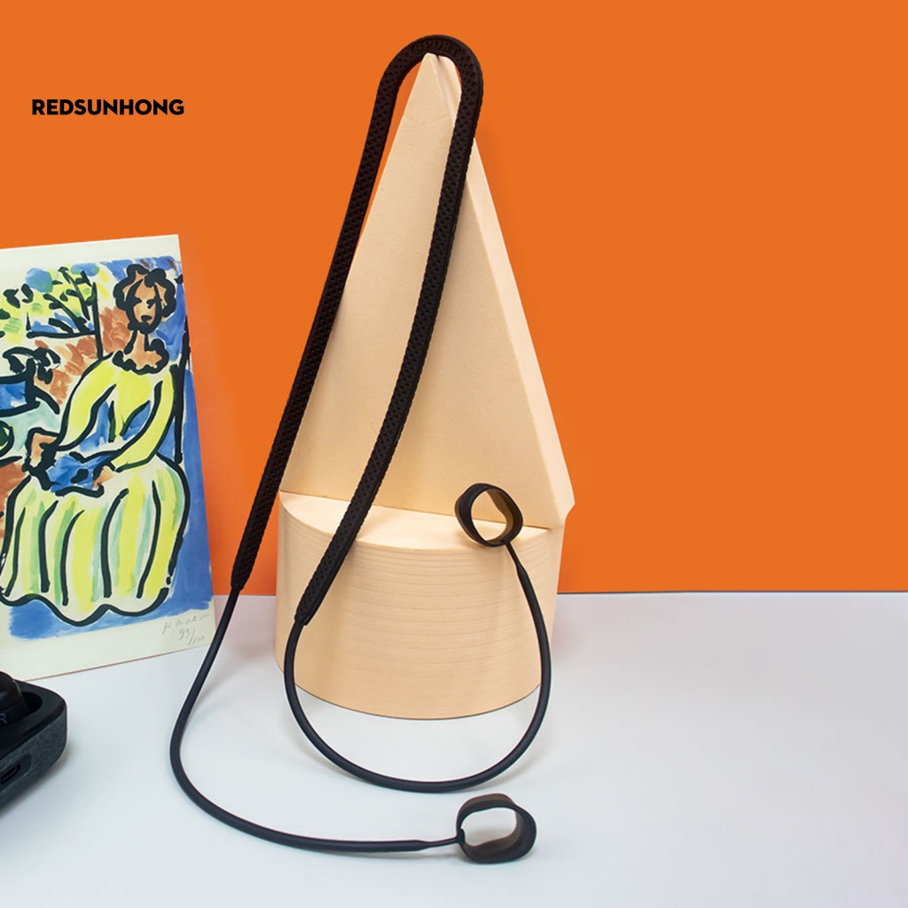 Tai Nghe Không Dây Đeo Cổ Màu Trơn Chống Mài Mòn