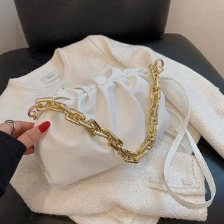 Smahand Túi Xách tote Đeo Vai Hình Bánh Bao Có Dây Xích Bằng acrylic Dày Dặn Có Thể Điều Chỉnh Cho Nữ