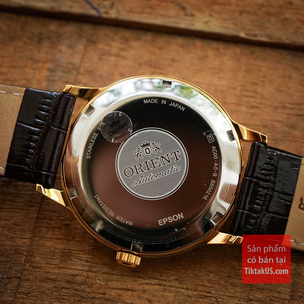 Đồng hồ nam dây da Orient MADE IN JAPAN Bambino Gen 1 FAC00003W0