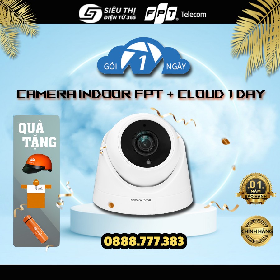 FPT Camera Cảnh Báo Chuyển Động Trong Nhà Chính Hãng + Miễn Phí Gói Cloud [Chỉ Áp Dụng Tại TP.HCM] thumbnail