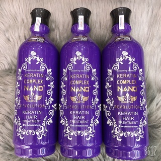 Keratin Complex NANO tím phục hồi tóc nát, hư tổn, làm thẳng tóc 1000ml