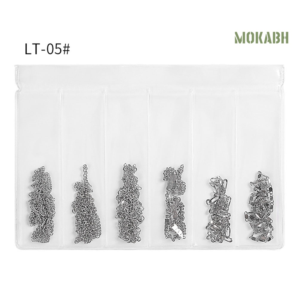 Dây Xích Hợp Kim 3D Nhiều Kích Cỡ Trang Trí Móng Tay Nghệ Thuật DIY