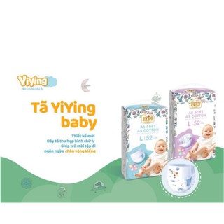 [TẶNG BÔNG KÊ TẮM BÉ] Bỉm dán/quần Yiying Baby TÊN LỬA MỚIS72/M60/L52/XL44/XXL40/XXXL36