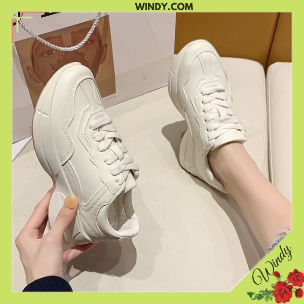 Giày Thể Thao Nữ Sneaker Da Mịn Windy.com