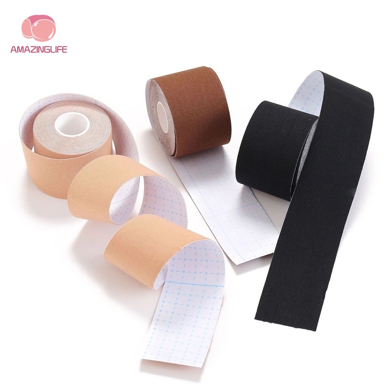 1 Cuộn Băng Dán Nâng Ngực Vô Hình 5M Thoáng Khí Cho Nữ