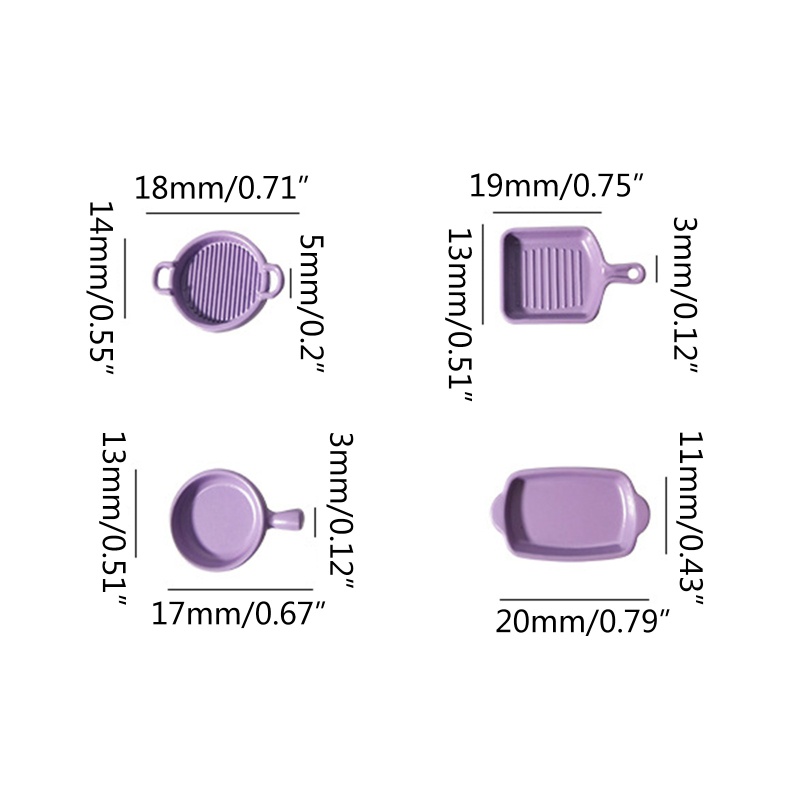 Đĩa Đồ Chơi Mini Tỷ Lệ 1 / 6 1 / 12 Cho Bé