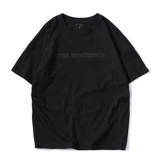 [Unisex] Áo Thun 100% Cotton Co Giãn 4 Chiều Spaceship Cực Chất