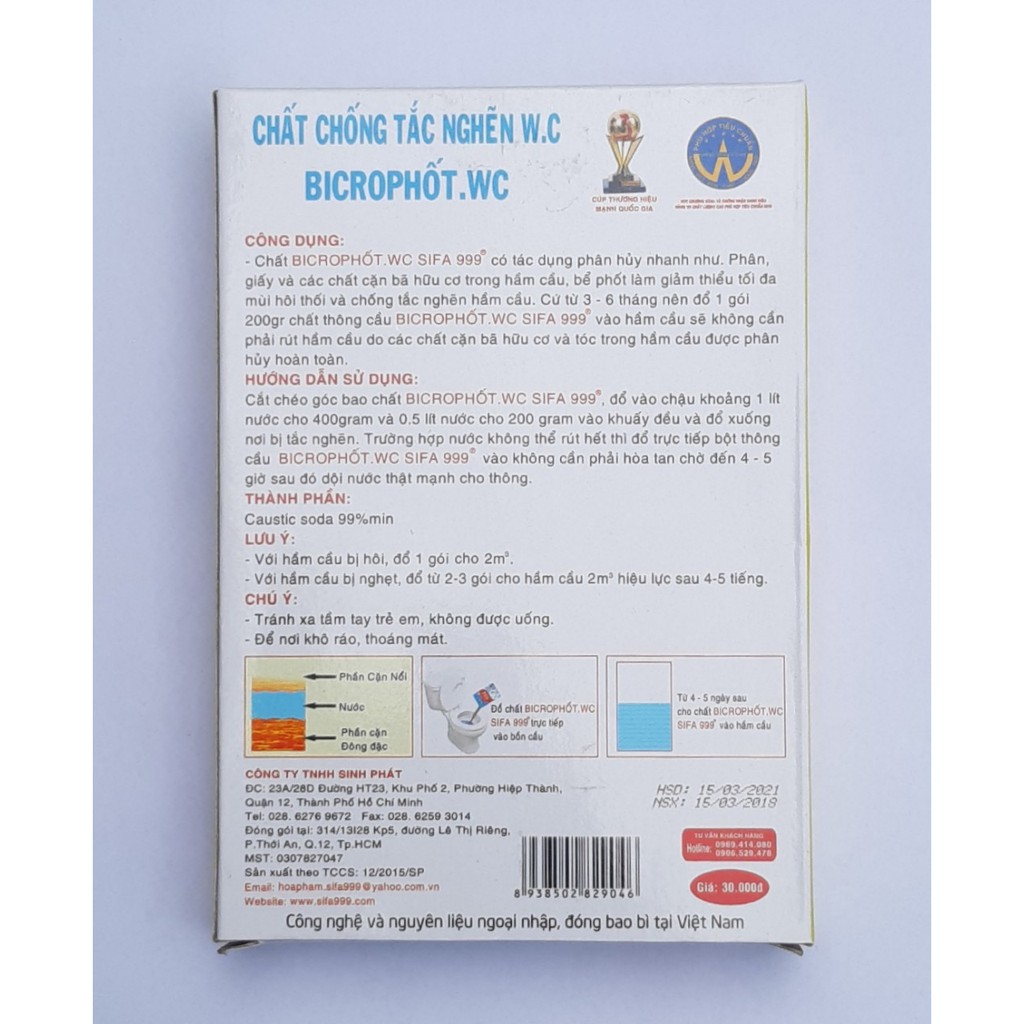 Bột thông tắc bồn cầu siêu mạnh 200gr ,chăm sóc nhà cửa ,làm sạch nhà cửa HUYHOANGCHUYESI123