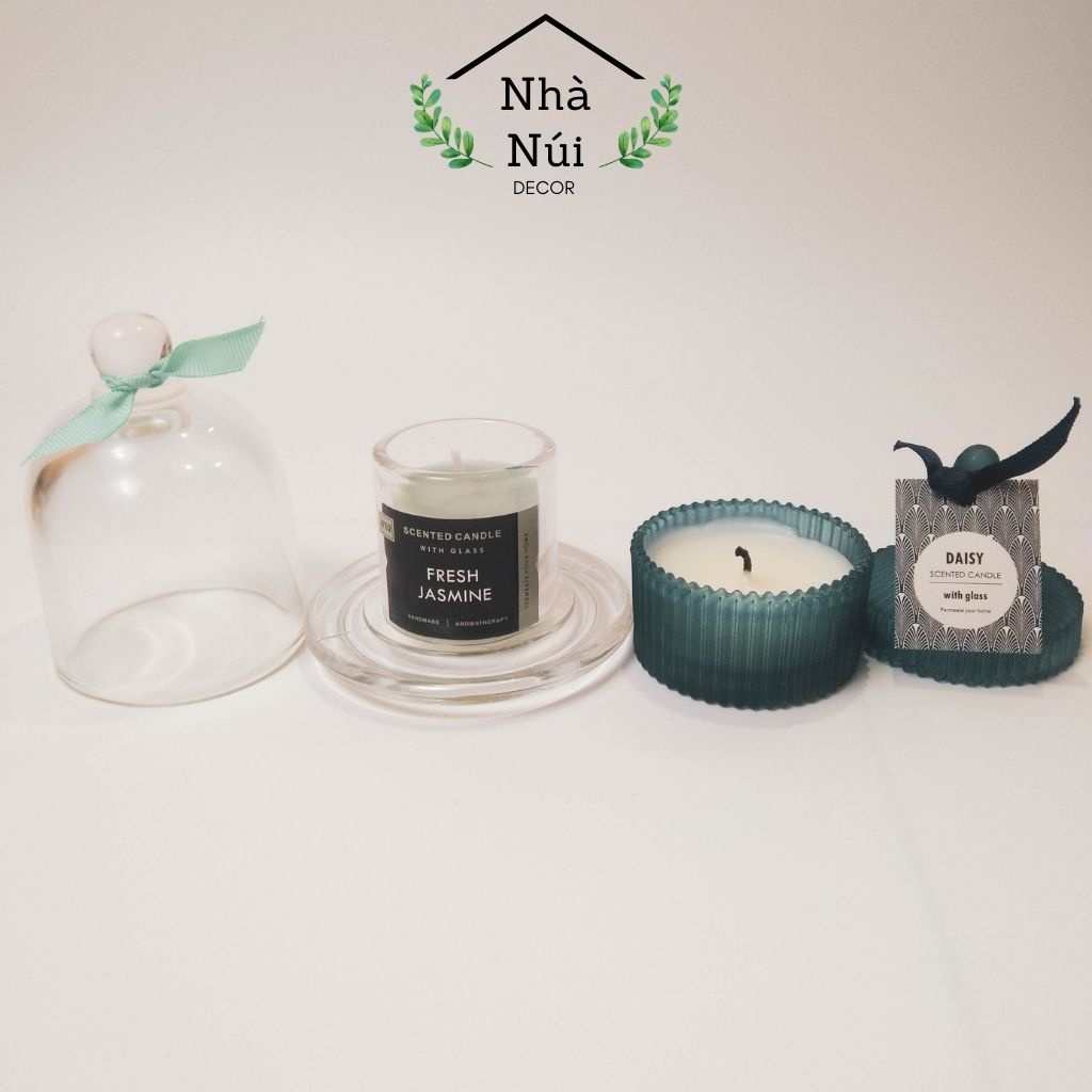 Combo quà tặng cho bạn gái 20 10 cho người yêu, 02 nến thơm phòng decor trang trí thư giãn Scented Candle Cup E4 E7