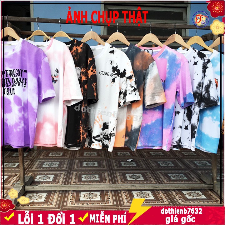 Áo thun phông tay lỡ ⚡️ VIDEO + ẢNH THẬT ⚡️ AO LOANG DÀY form rộng Nam Nữ Dáng Unisex Trẻ Trung Dễ Phối Đồ