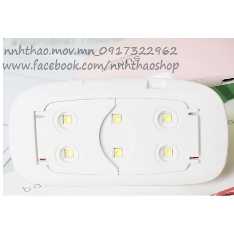 Đèn led UV 6W dùng để sấy móng hoặc sấy resin UV