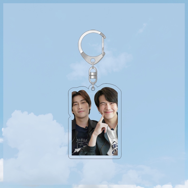 KinnPorsche The Series BibleBuild Keychain Acrylic Birthday Gift High Quality Pendant