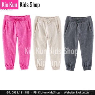 Quần jogger Oshkosh bé gái - ghi đậm