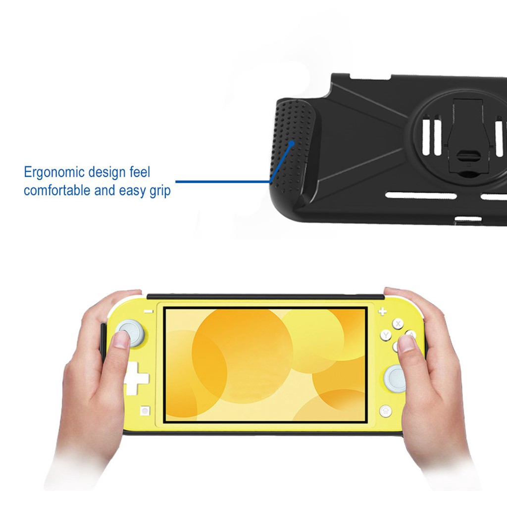 Ốp bọc bảo vệ máy Nintendo Switch Lite chống sốc có giá đỡ tiện dụng