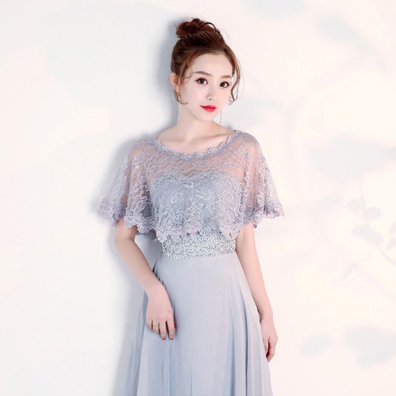 Áo Choàng Ren Hoa Xếp Ly Chống Nắng Thời Trang Mùa Hè Cho Nữ