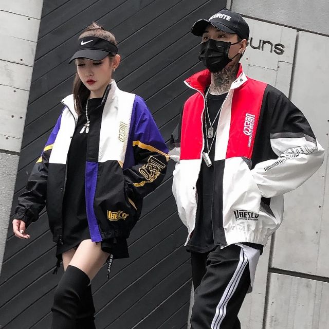 [Mã WASTMAY giảm 15% tối đa 30K đơn 150K] [ORDER] Áo khoác gió unisex Ubesco phối ulzzang hot hit kèm ảnh thật | BigBuy360 - bigbuy360.vn