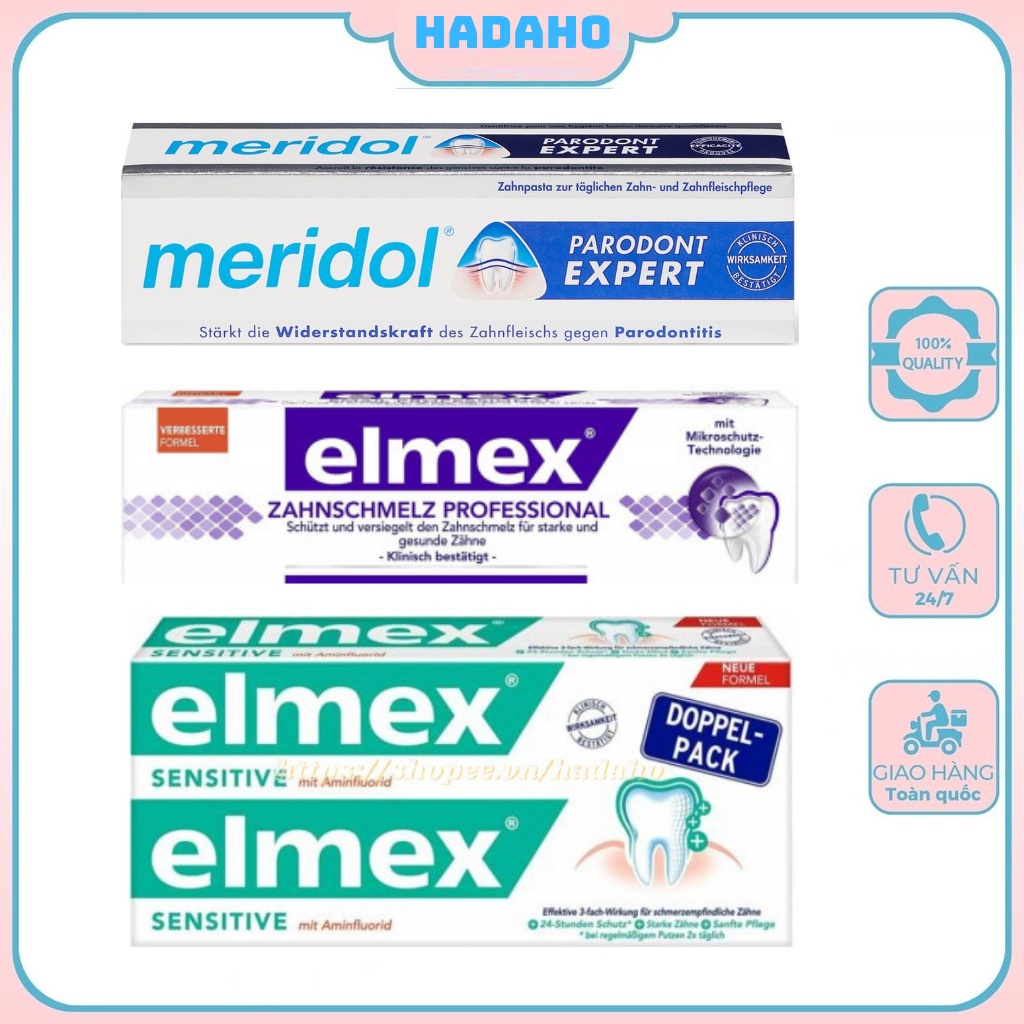 Kem đánh răng Elmex Sensitive  (set đôi)