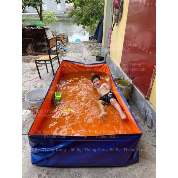 BỂ BẠT NUÔI ỐC, ẾCH,CÁ, LƯƠN MỚI NỞ- BỂ BẠT TẮM ĐỦ Sai