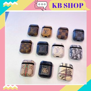 Bọc Airpod 1,2 BBR, LV,GUCCI, KB Shop, Vừa Vặn, Mẫu Đẹp.