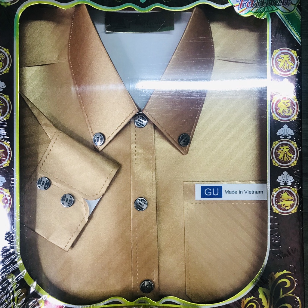 Bộ áo Nam vàng mã cao cấp