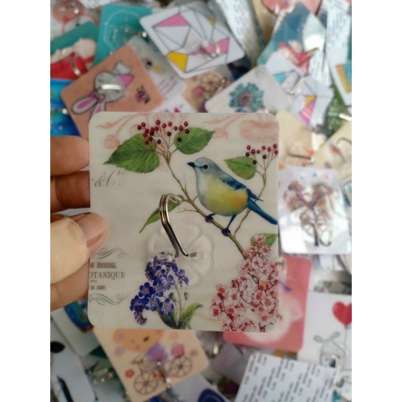 Combo 10 móc dán tường 3D