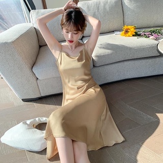 Váy lụa 2 dây
