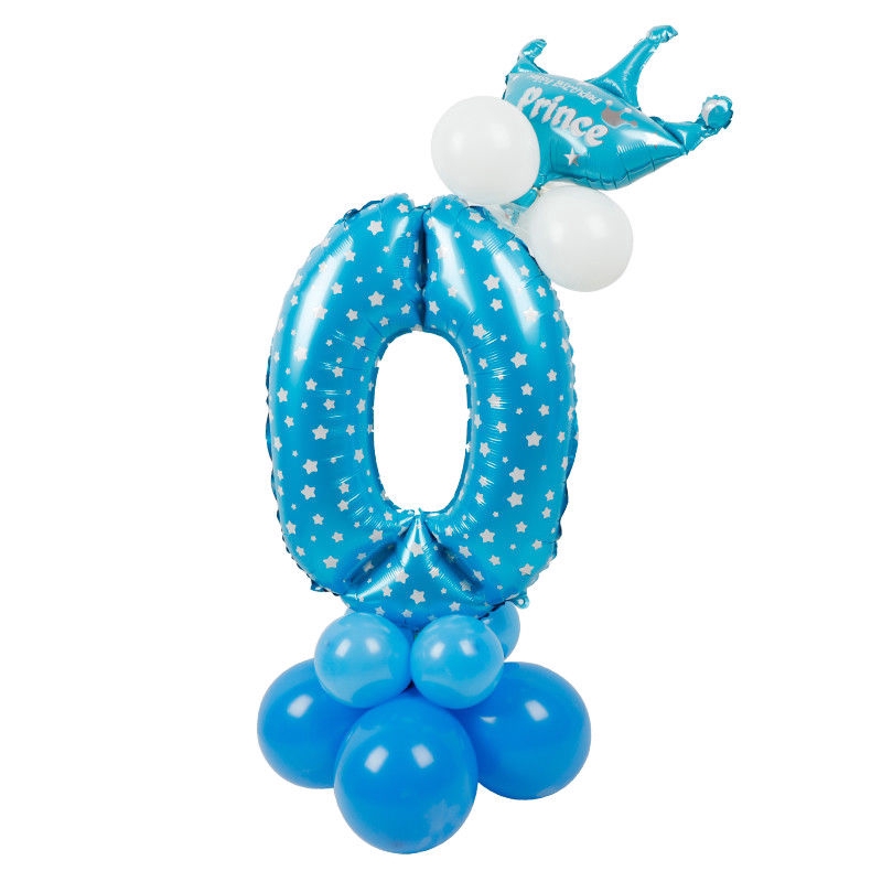 Bộ bong bóng nhôm hình vương miện dùng cho tiệc mừng em bé