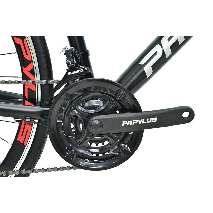 Xe Đạp Đua 700c Khung Nhôm Papylus PR700 khung sườn nhôm Kích cỡ M  - LHệ Gian Hàng để nhận KM Ạ
