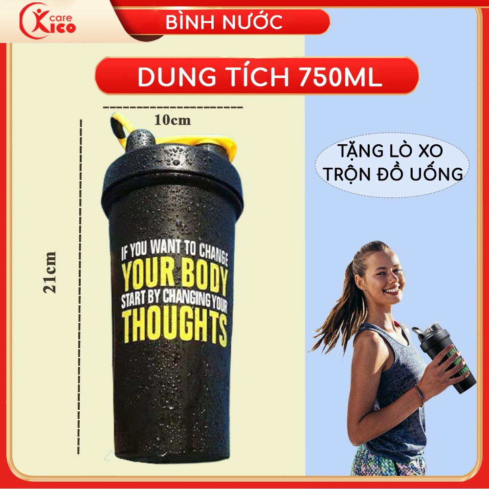 Bình Đựng Nước 2L Có Vạch Báo Giờ Uống Nước - Chất Liệu An Toàn SAKO SPORT