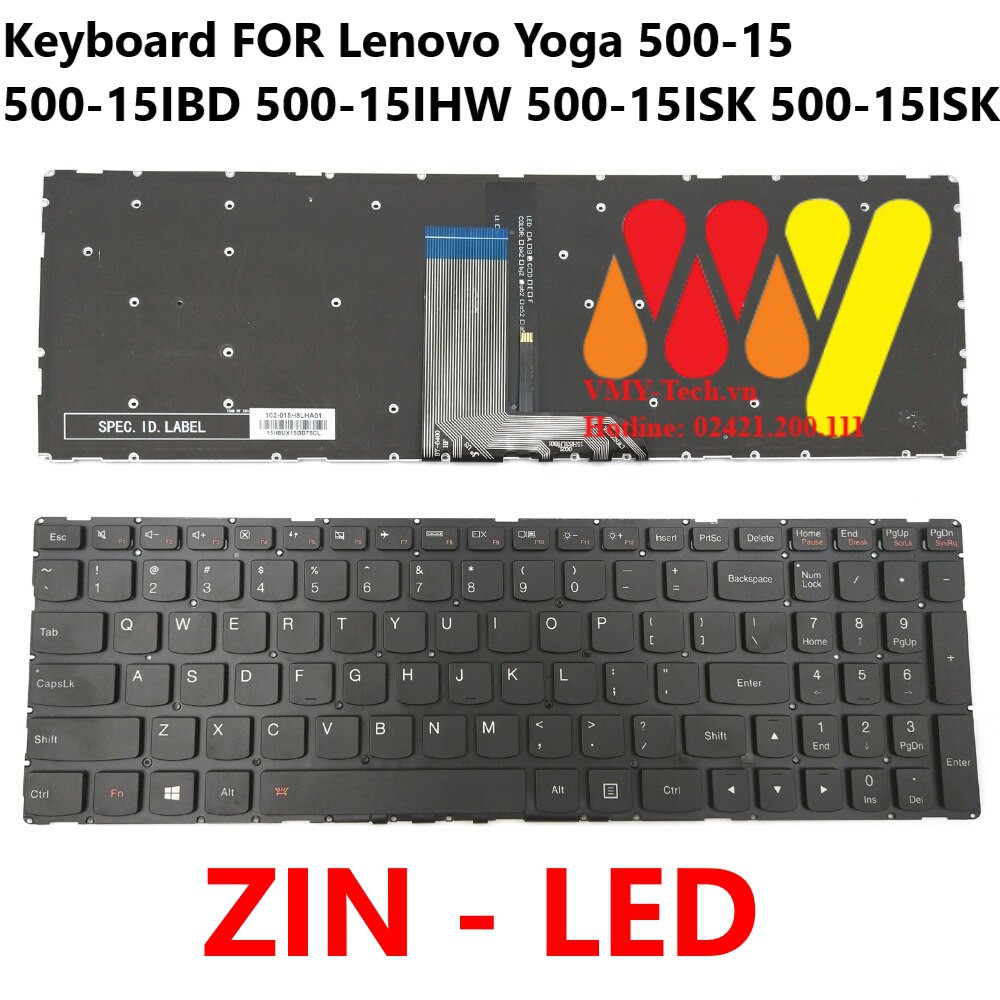Bàn Phím Lenovo Yoga 500-15 500-15IBD 500-15IHW 500-15ISK 500-15ISK