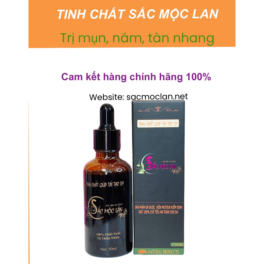 Sắc Mộc Lan - Tinh chất sạch mụn, mờ nám, tàn nhang, sẹo rỗ