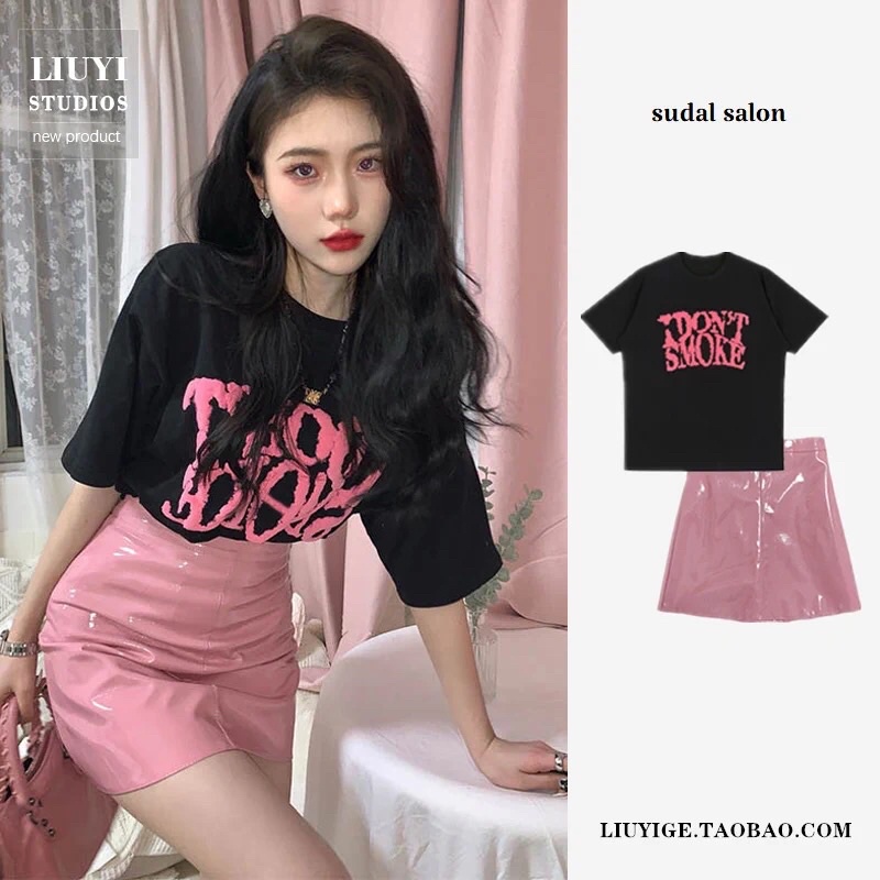 Set Áo thun blackpink cá tính (có tách set) 💞 [Ảnh thật shop chụp ở cuối]