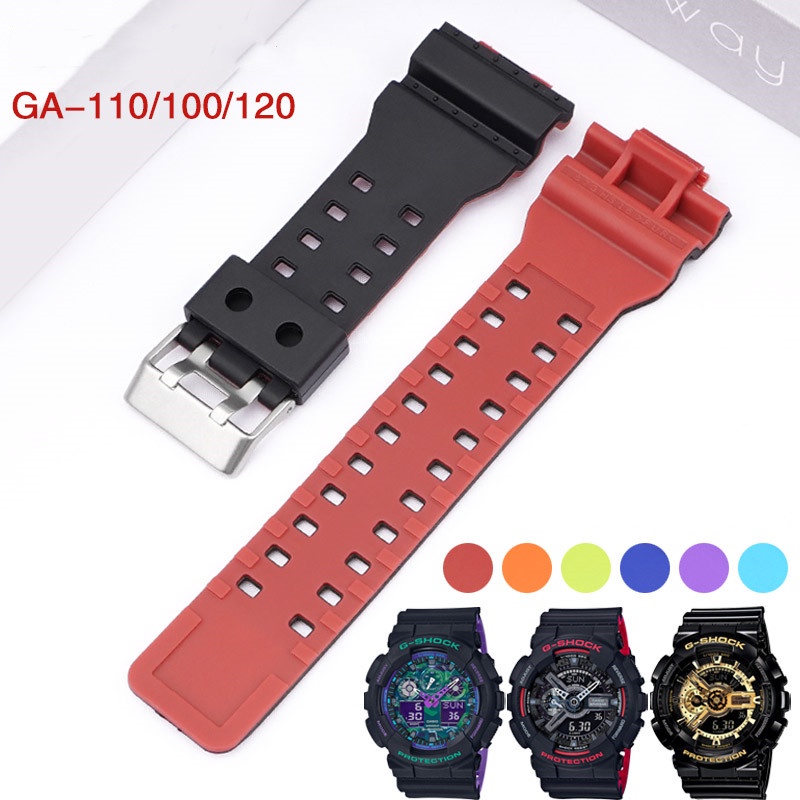 Dây Đeo Thay Thế Bằng TPU Cho Đồng Hồ Casio G-SHOCK GA100 GA 110 120 150 200 300 400 700 GD100/110/120 GAX-100 GW-8900 GLS-100