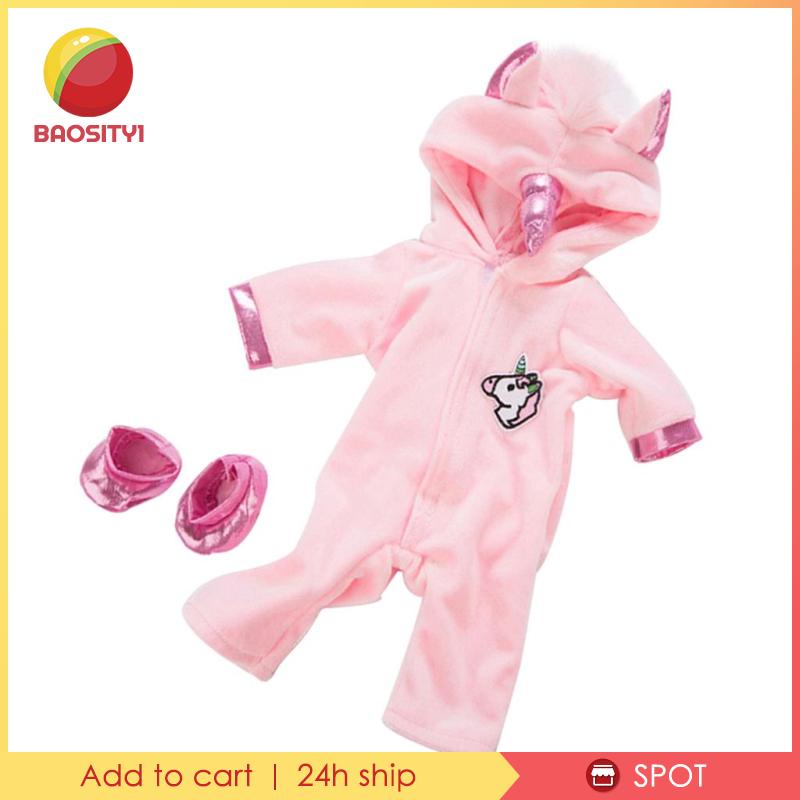 Bộ Đồ Liền Thân Hình Kỳ Lân 18 Inch Dành Cho Búp Bê Mỹ [Baosity1]