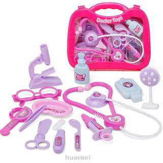 Educational Simulation Games Kids Gift Role Play Stethoscope Medicine Box Nurses Doctor Toy