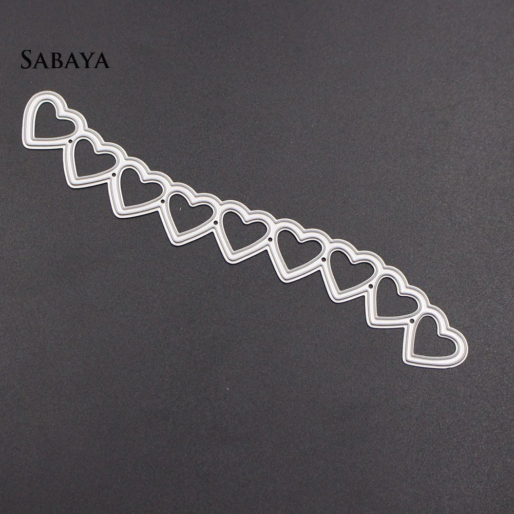 Khuôn Cắt Giấy Kim Loại Hình Trái Tim