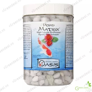 SEACHEM - Pond Matrix (Hộp 1 Lít) | Vật liệu lọc cao cấp cho hồ cá Koi, hồ cá thủy sinh