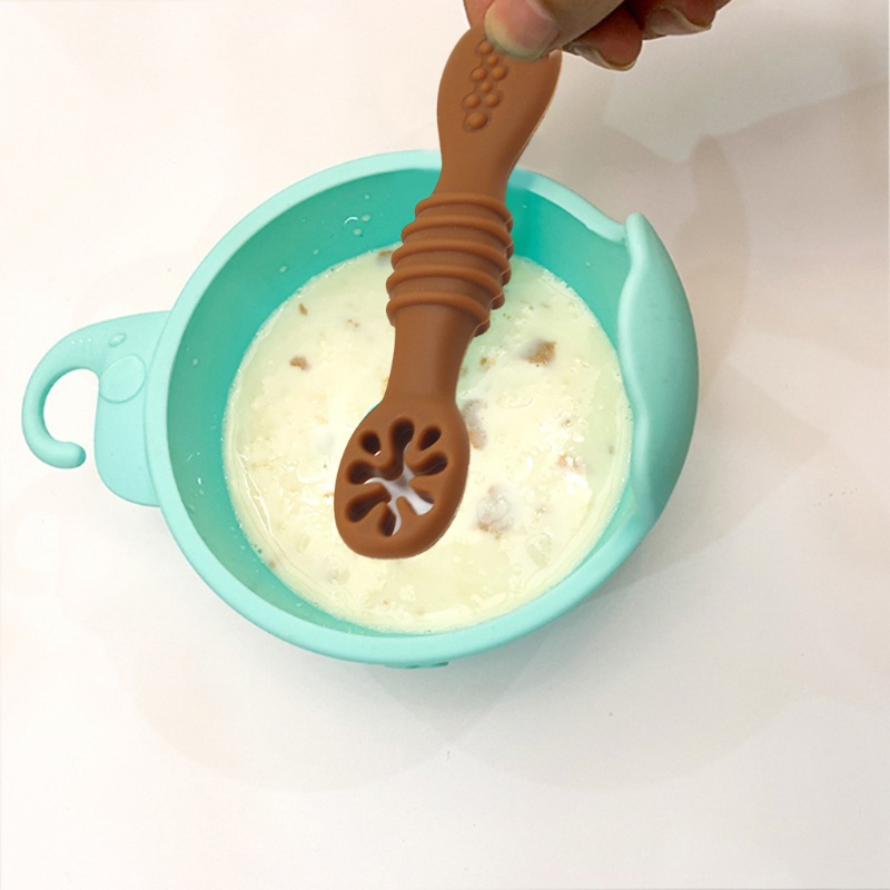 Muỗng Silicone Tập Ăn Dặm Có Đèn Led Cho Bé Sơ Sinh