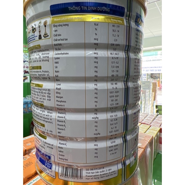 Sữa Cow True Milk CanXi 900g